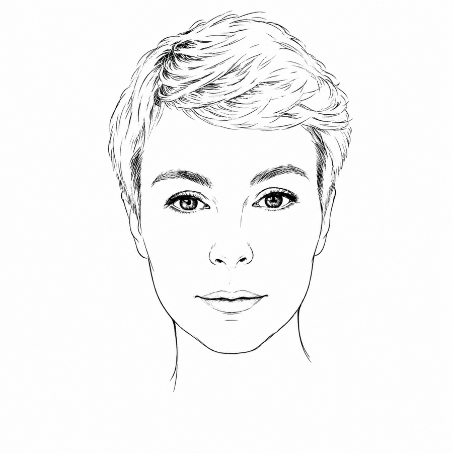 Black-and-white illustrated portrait of Friederike Seiler, founder